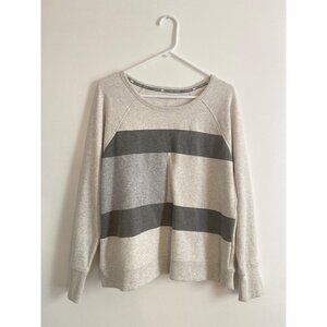 NWT Tommy Hilfiger Sport Women’s Gray Colorblock Sweatshirt Size L
